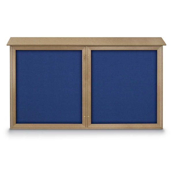 Open Faced Traditional Rounded Corkboard, UNITED VISUAL PRODUCTS, Mfr# UV646ARC-BLACK-PEARL